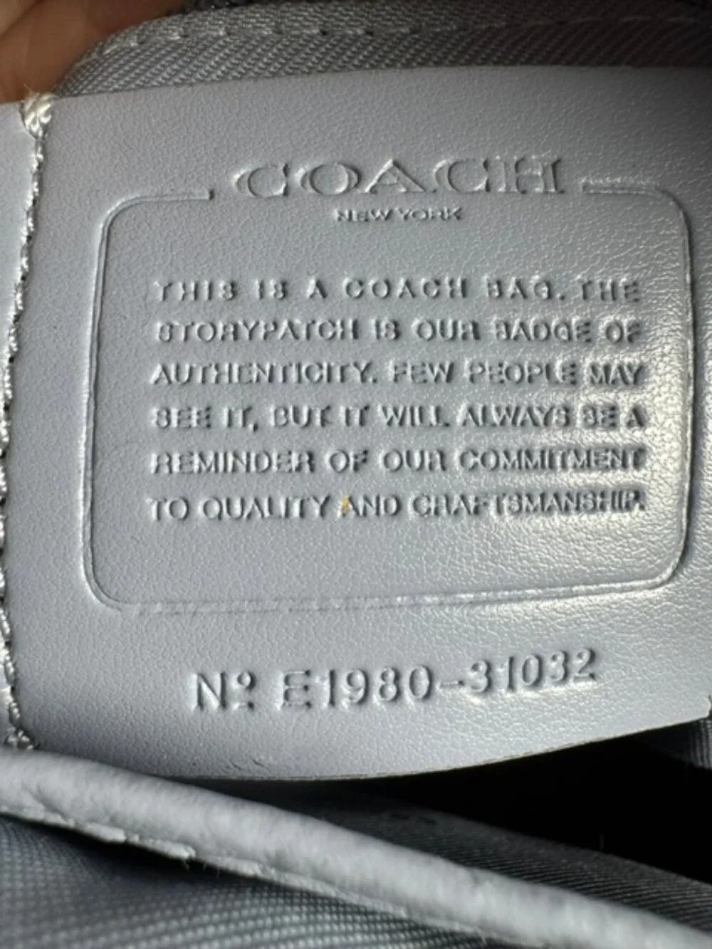 COACH Campus Backpack 23 Pebbled Leather #31032, Blue/Periwinkle (RARE) & SHW